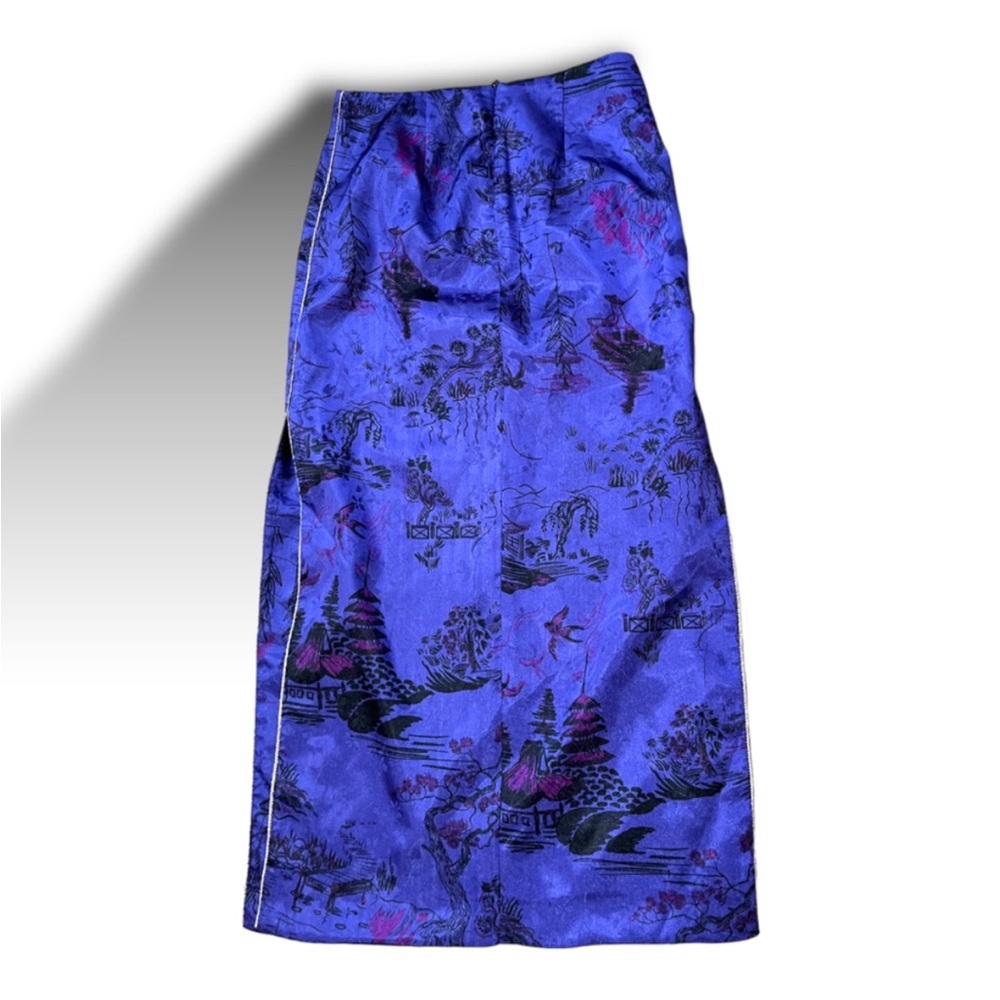 Zara midi slit Japanese style skirt size small new